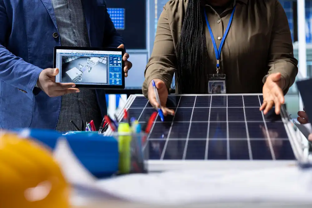 Fotovoltaik Güneş Panelleri Kurulumu Ve Hibrit