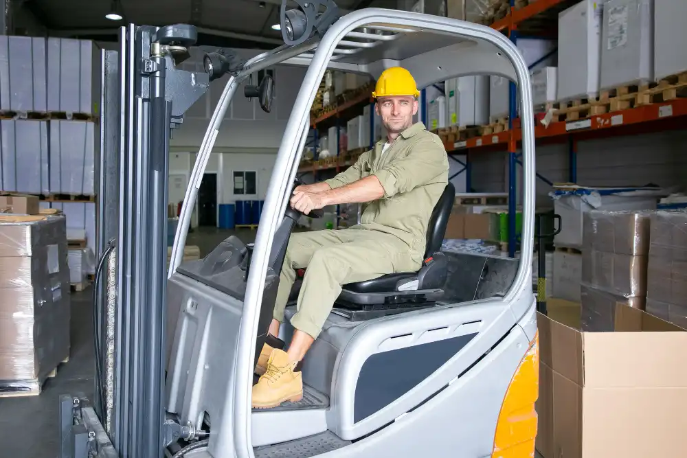 Endüstriyel forklift kullanımı